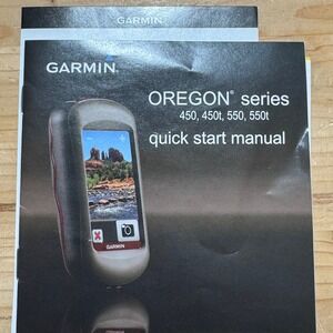 Garmin Oregon 450t Handheld GPS Touchscreen Topo Maps Tested Bundle Works
